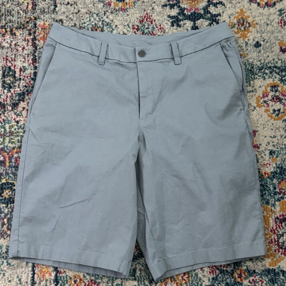 Lululemon Commission Short Qwick Oxford 11" *Relaxed Light Blue Size 34